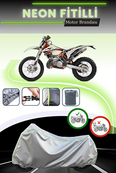 Cemku Cool قماش دراجة نارية رمادي اللون متوافق مع نيون فيتيللي KTM 300 EXC Si...