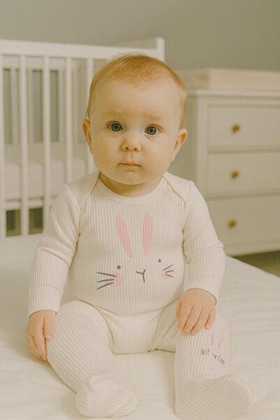 Necix's TAVŞAN DESENLİ %100PAMUK İKİLİ TAKIM