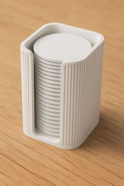 Vescarri علبة قطن للمكياج