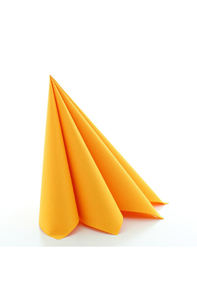 Mank Șervețele de masă festive Linclass - Curry (portocaliu) / 40 x 40 cm / 5...