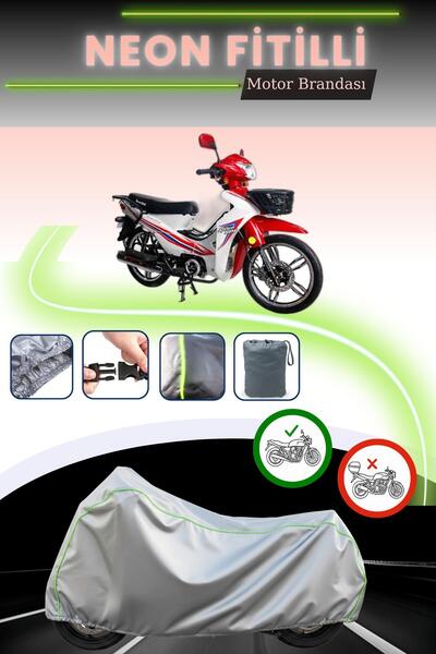 Cemku Cool قماش دراجة نارية رمادي اللون متوافق مع نيون فيتيل موتولوكس أفريكا ...