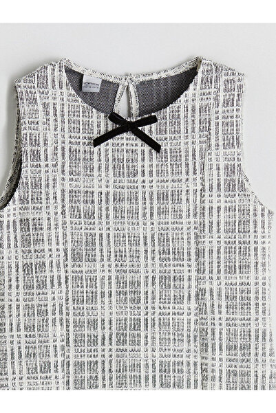 LC Waikiki Siyah Bisiklet Yaka Kız Çocuk Elbise