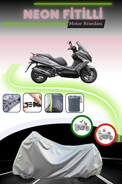 Cemku Cool غطاء محرك كيمكو داون تاون 125i باللون الرمادي قماش مجدّل حقيبة مع ...