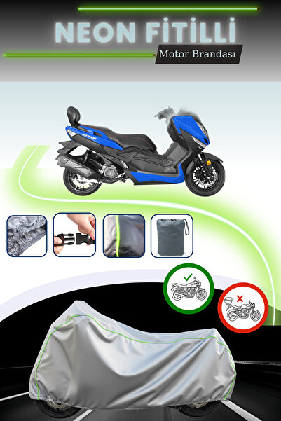 Cemku Cool غطاء محرك رمادي قماش مجدّل حقيبة ،غطاء محرك يوكي T9 ستروم 125 بدون...