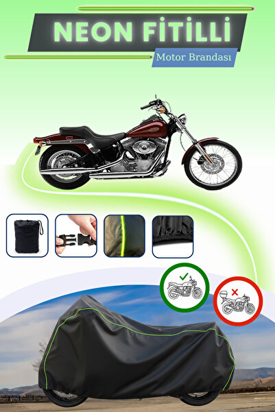 Cemku Cool غطاء محرك أسود قماش مجدّل حقيبة من نوع Lock Non-Matched لدراجات ها...