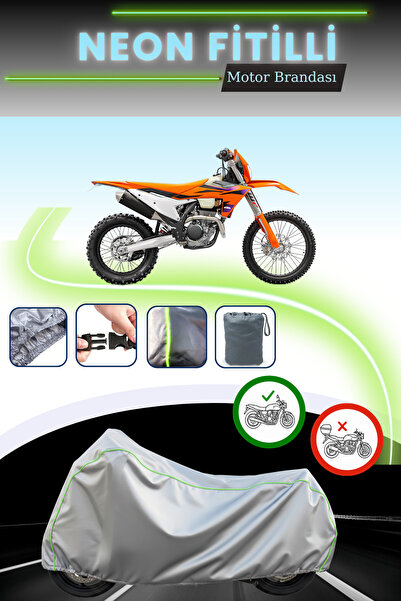 Cemku Cool غطاء محرك رمادي قماش مجدّل حقيبة ، غير متوافق مع قفل KTM 250 EXC