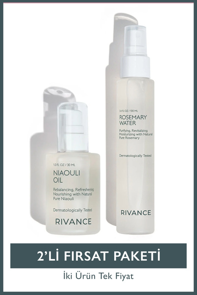 Rivance Niaouli Yağı + Biberiye Suyu 2’li Avantaj Paketi