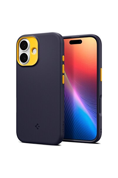 Spigen غطاء سيليكون ماج سيف لهاتف آيفون 17 نانو بوب ماج فيت بلون التوت الأزرق...