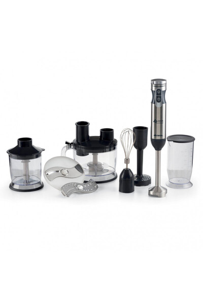 ARIETE Blender 7in1 4 BLADES 0898/11, 1000W, 10 speeds, 7 functions, Turbo, Black/Inox