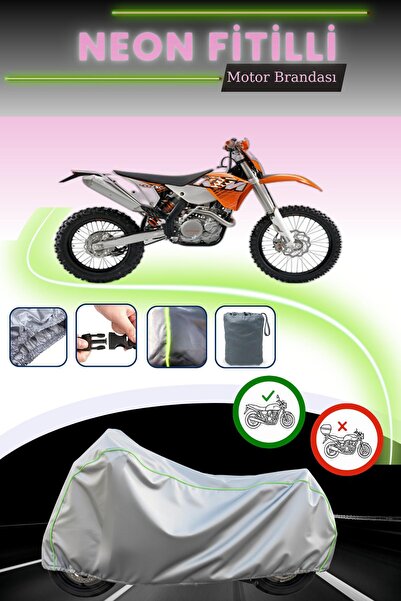 Cemku Cool غطاء محرك رمادي قماش مجدّل حقيبة، غير متوافق مع قفل KTM 400 SXC