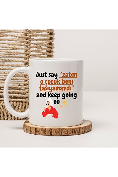 kubdekor كوب مطبوع عليه عبارة 'الآن لا يستطيع هذا الصبي حملني' واحصل على الاس...