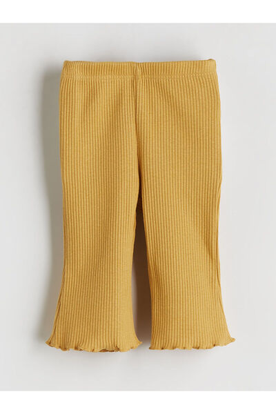 LC Waikiki Peak Yeni Sezon Bisiklet Yaka Kız Bebek Tişört ve Tayt 2'li