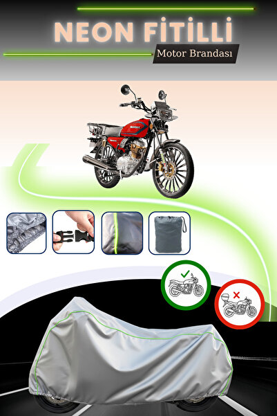 Cemku Cool رمادي قماش مجدّل حقيبة، غطاء محرك موتوركس MZ46 A غير متوافق مع القفل