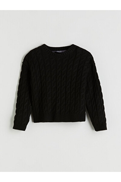 LC Waikiki Lcw Eco Crew Neck Girl's Knitwear Sweater