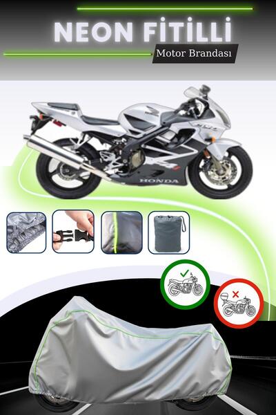 Cemku Cool قماش دراجة نارية متوافق مع نيون فيتيل هوندا CBR 600 F سبورت باللون الرمادي