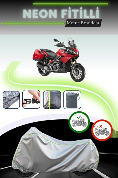 Cemku Cool غطاء دراجة نارية رمادي اللون متوافق مع نيون فيتيل أبريليا كابونورد...