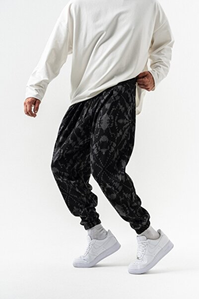 go gang own Nomadic Soul Bel ve Paça Lastikli Pileli Şalvar