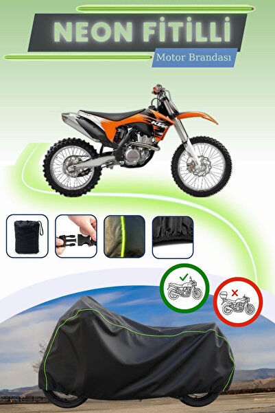 Cemku Cool غطاء محرك متوافق مع KTM 350 SXF مزود بقفل أسود متوافق مع نيون فيتيل