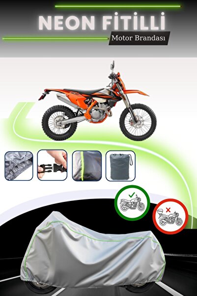 Cemku Cool غطاء محرك رمادي قماش مجدّل حقيبة، غير متوافق مع قفل KTM 250 EXC-F