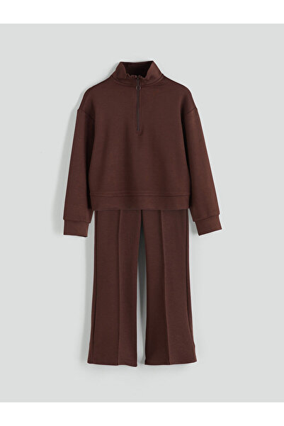 LC Waikiki Vizyon Yeni Sezon Dik Yaka Kız Çocuk Eşofman Takımı