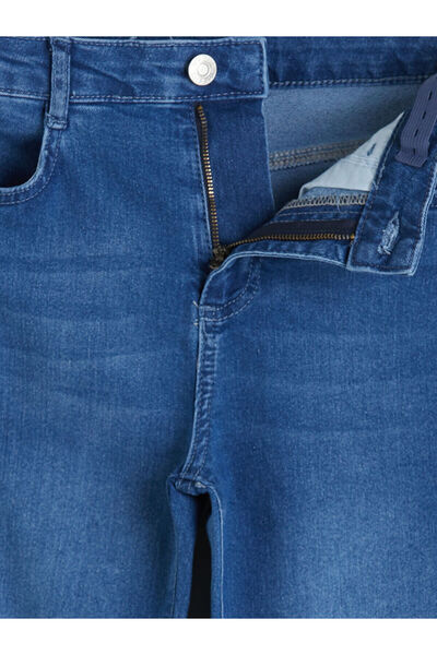 LC Waikiki Pantaloni din denim pentru fete Indigo evazat