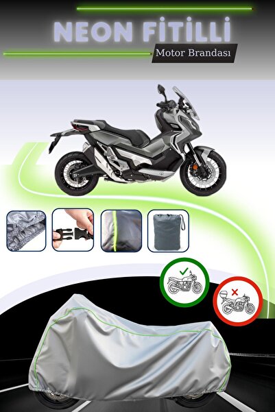 Cemku Cool غطاء محرك هوندا X-ADV باللون الرمادي قماش مجدّل حقيبة بدون قفل