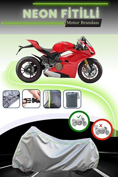 Cemku Cool غطاء محرك دراجة نارية دوكاتي بانيجال V4 S باللون الرمادي قماش مجدّ...