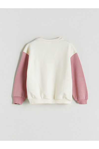 LC Waikiki LCW Kids Minnie Mouse Baskılı Kız Çocuk Kalın Sweatshirt