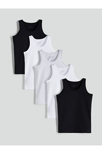 LC Waikiki Peak New Season Crew Neck Boys' Undershirt 5-Pack