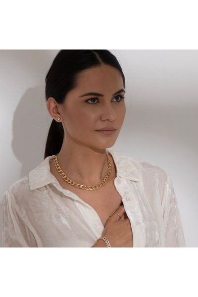 ElectraStore Colier Auriu Zale Mici