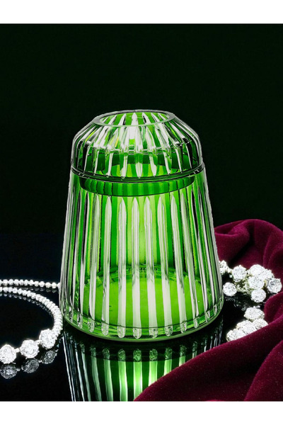 AYZ HOME Cut Crystal Glass Czech-Al Napkin Holder – 100% Handcrafted