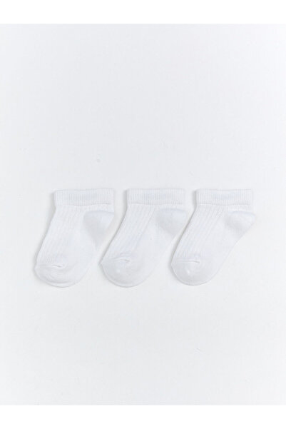 LC Waikiki Lcw Eco Basic Girl's Booties Socks 3-Piece (W5)