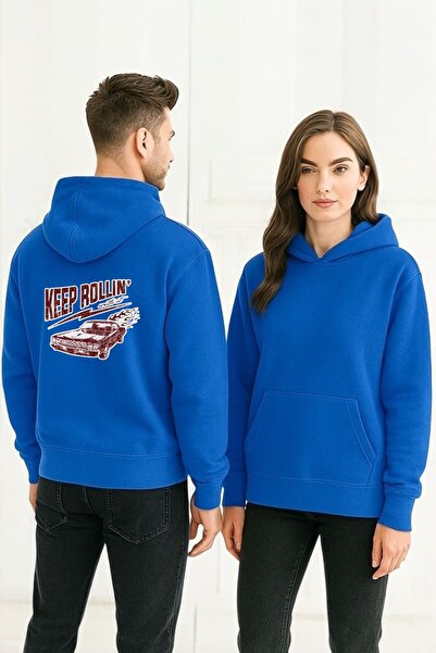 ArtYus Continuă să rulări Colorat cu imprimeu cu glugă Swea tricou