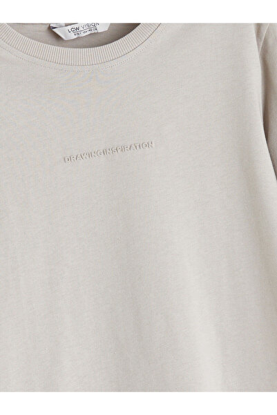 LC Waikiki Ανδρικό μπλουζάκι Vizyon New Season Crew Neck με τύπωμα