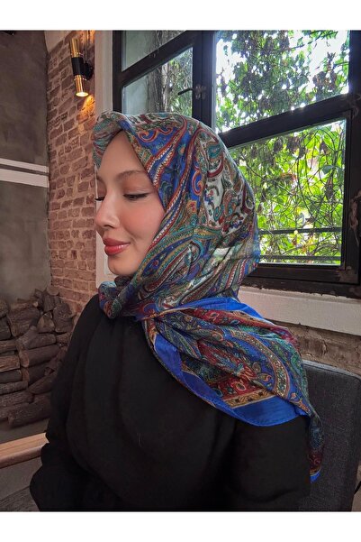 Ad Astra Scarf Saf Hint İpeği Eşarp