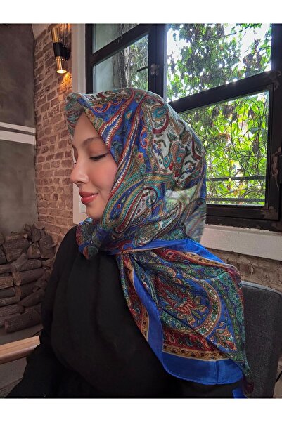 Ad Astra Scarf Saf Hint İpeği Eşarp