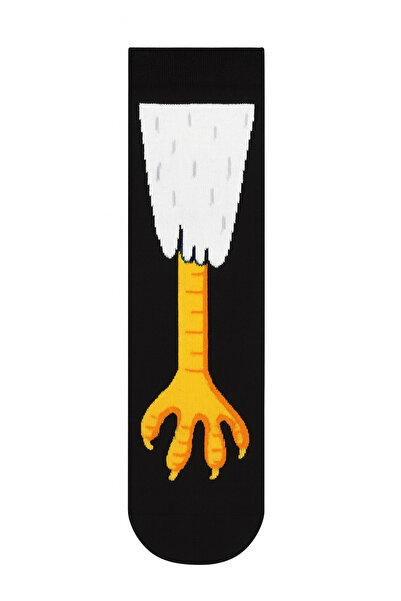 Goma Goma Socks 4-Piece Fun Bird Feet and Animal Characters Colorful Socks Set of 4