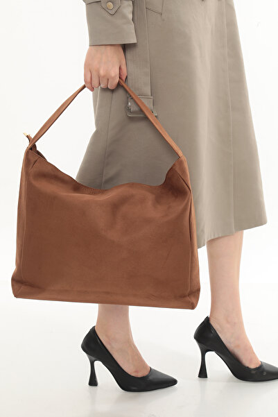 besmoda Γυναικεία τσάντα αγορών από καστόρι