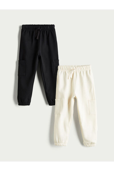 LC Waikiki Μπεζ ελαστικό στη μέση Basic ανδρικό παντελόνι Jogger για αγόρια, ...