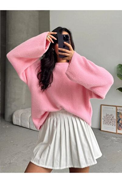 Elysira Γυναικείο πουλόβερ με μαλακό γένια με μανίκια