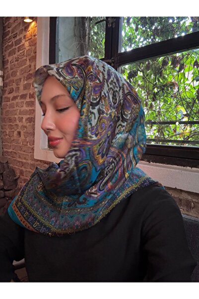 Ad Astra Scarf Eșarfă din mătase pură indiană