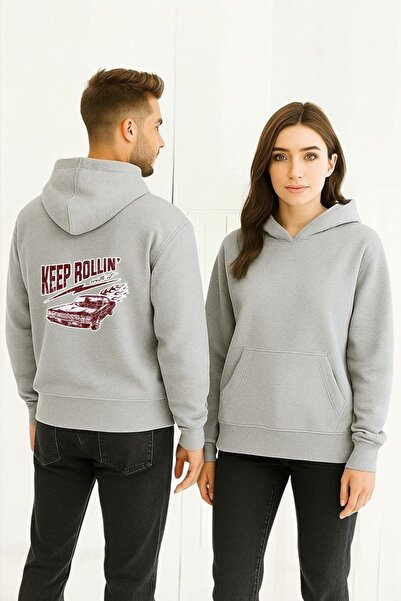 ArtYus سترة رياضية بغطاء للرأس مطبوعة بألوان متعددة من Keep Rolling