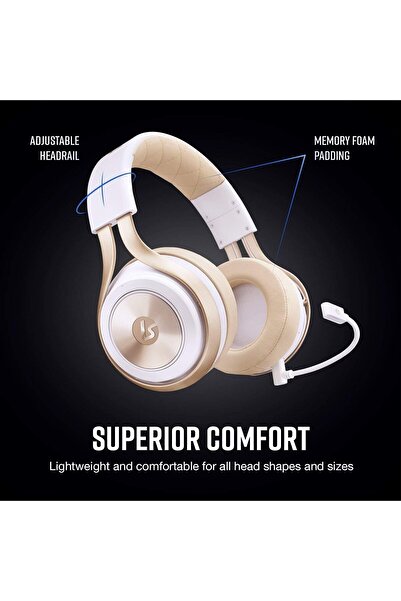 LucidSound LS30 - Wireless Universal Gaming Headset (White) - PS4, Xbox One, PC, Mobile Devices