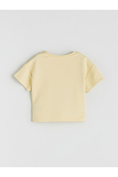 LC Waikiki Sari Printed Girls' T-Shirt and Pants 2-Piece Set