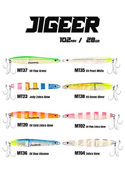 Fujin Jigeer 28gr 102mm Kaşık Yem