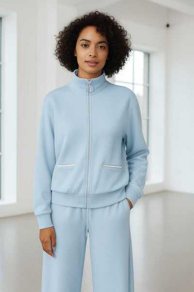 moda paketi Cep Bibe Detailled Modal Fabric 2-Piece Set - Soft Textured