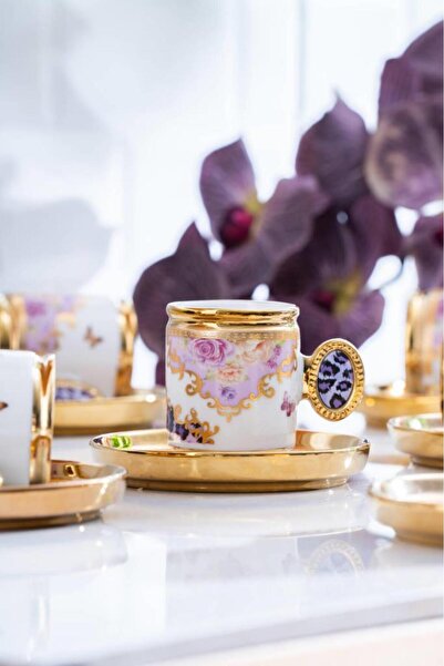 ACAR Caviar Mor 6-Piece Coffee Cup Set Shp-07190
