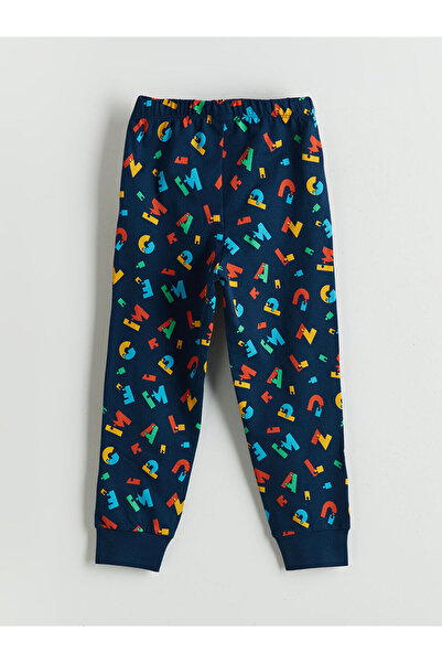 LC Waikiki Bisiklet Yaka Baskılı Erkek Çocuk Pijama