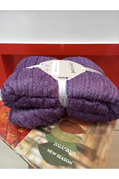 Çapa Home Thick Fleece Multi-Purpose Gift Daily Premium Quality Soft Single Blanket 160X200