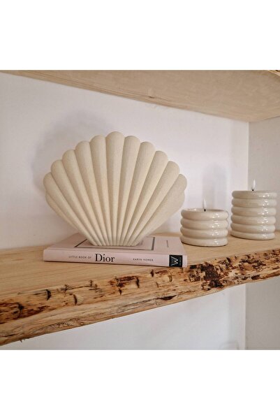 SS 3D MODELLEME Dekoratif Midye Vazo, Şık Bohem İstiridye Vazo, Çiçek Vazosu